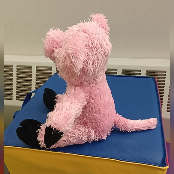 Pig piglet piggy Bashful Fuzzy Light Pink Barn animal animal sitting plush 10in - Picture 5 of 12